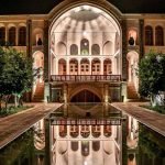Manouchehri traditional hotel kashan yard 4 at Manouchehri Traditional Hotel Kashan