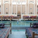 Mehr traditional hotel yazd yard 1 at Mehr Traditional Hotel Yazd