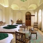 Morshedi house hotel kashan shah neshin four beds room 1 at Morshedi House Hotel Kashan