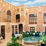 Firoozeh traditional hotel yazd yard 2 at Firoozeh Traditional Hotel Yazd
