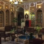 Khane dohad hotel yazd yard 2 at Khane Dohad Hotel Yazd