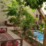 Traditional kourosh hotel yazd yard 1 at Traditional Kourosh Hotel Yazd
